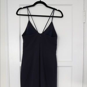Navy Blue Cocktail Midi